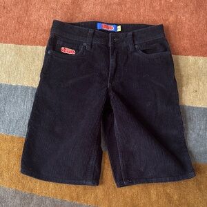 Empyre Black Corduroy Men's Shorts